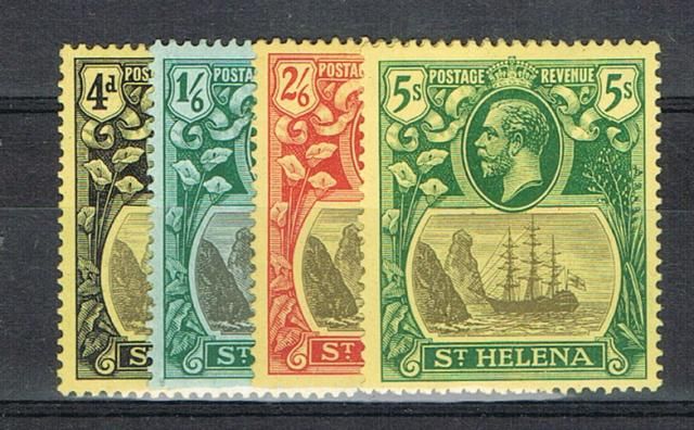 Image of St Helena SG 92/5 MM British Commonwealth Stamp